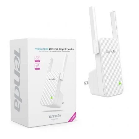 Tenda A9 Repetidor Inalámbrico N300 con 2 Antenas